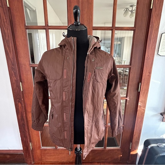 Sims Snowboarding Womens Full-Zip Brown Jacket Size Large - Picture 9 of 15